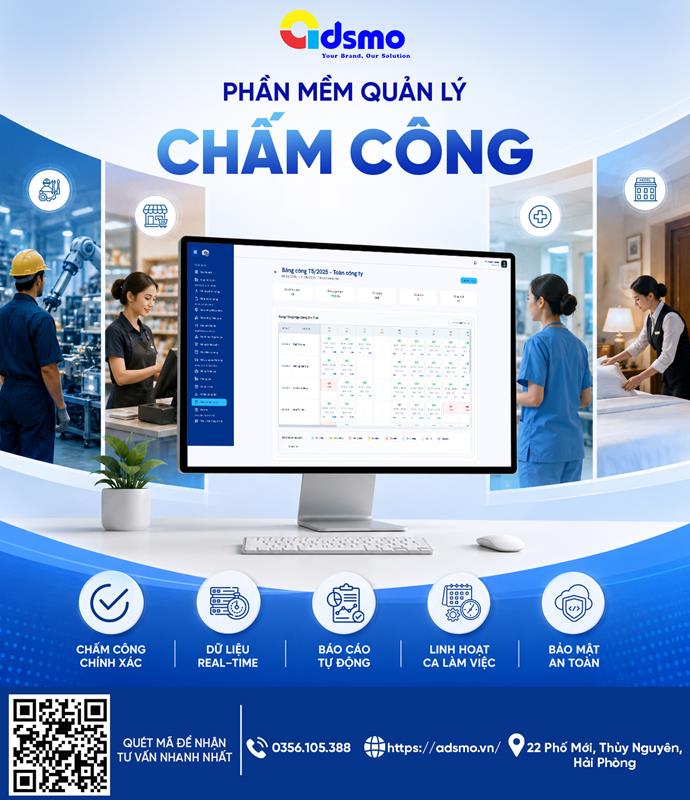 Phần  mềm quản lý chấm công
